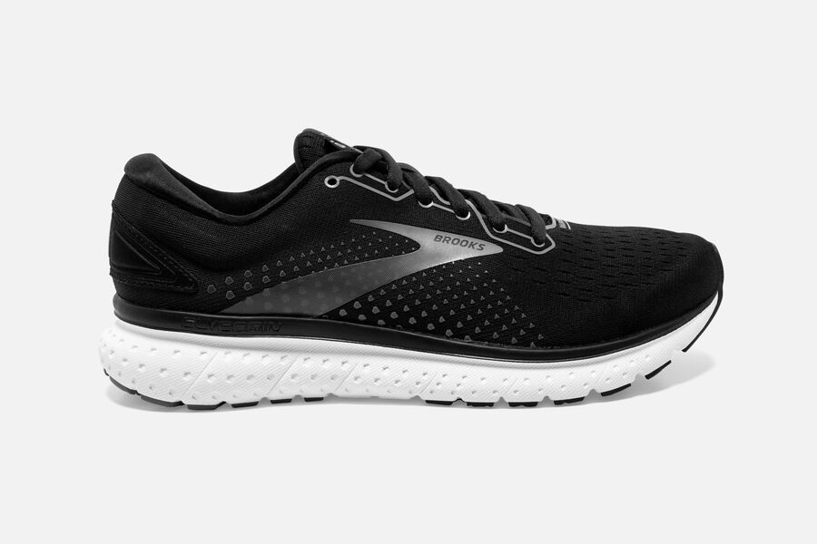 Tenis Corrida Brooks Glycerin 18 Feminino Brasil - Pretas/Branco 5690248-QN